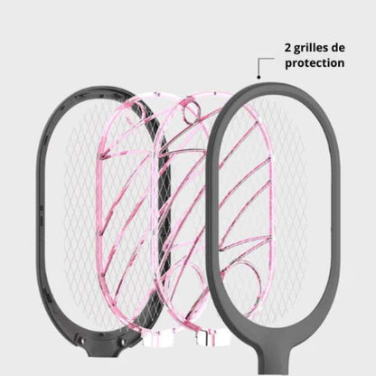 Electric Bug Zapper Racket with UV Light