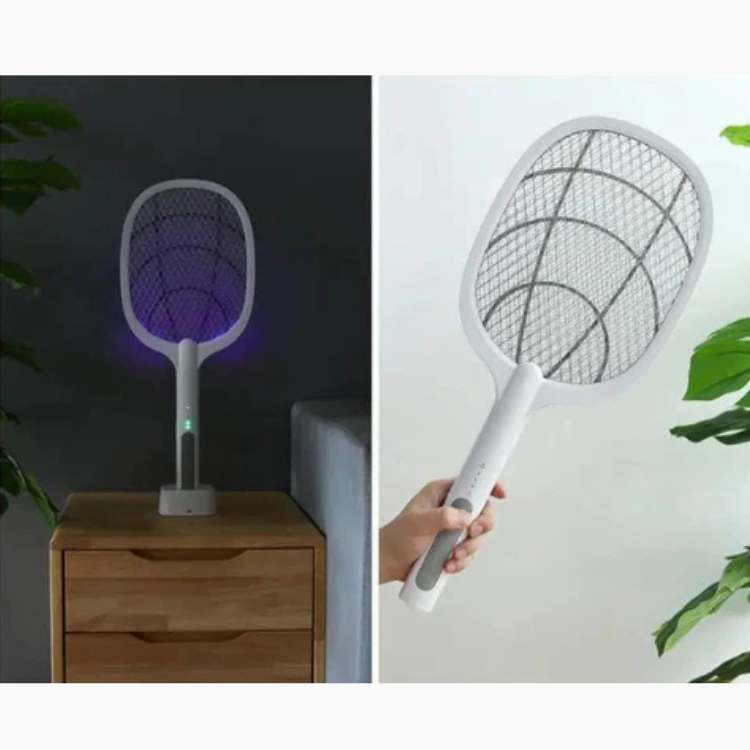 Electric Bug Zapper Racket with UV Light