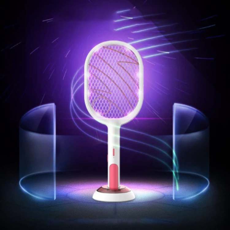 Electric Bug Zapper Racket with UV Light