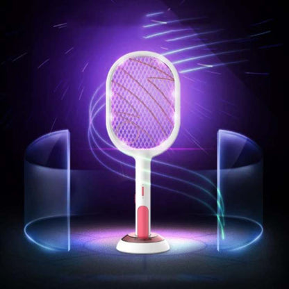 Electric Bug Zapper Racket with UV Light
