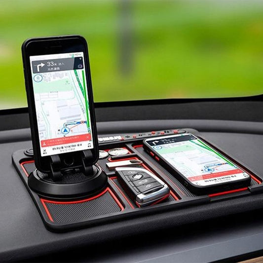 4-in-1 Car Dashboard Phone Holder & Anti-Slip Pad