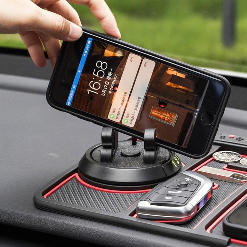 4-in-1 Car Dashboard Phone Holder & Anti-Slip Pad