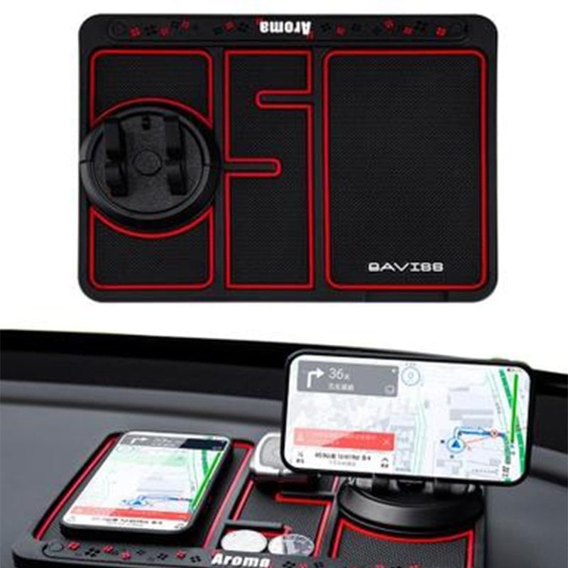 4-in-1 Car Dashboard Phone Holder & Anti-Slip Pad