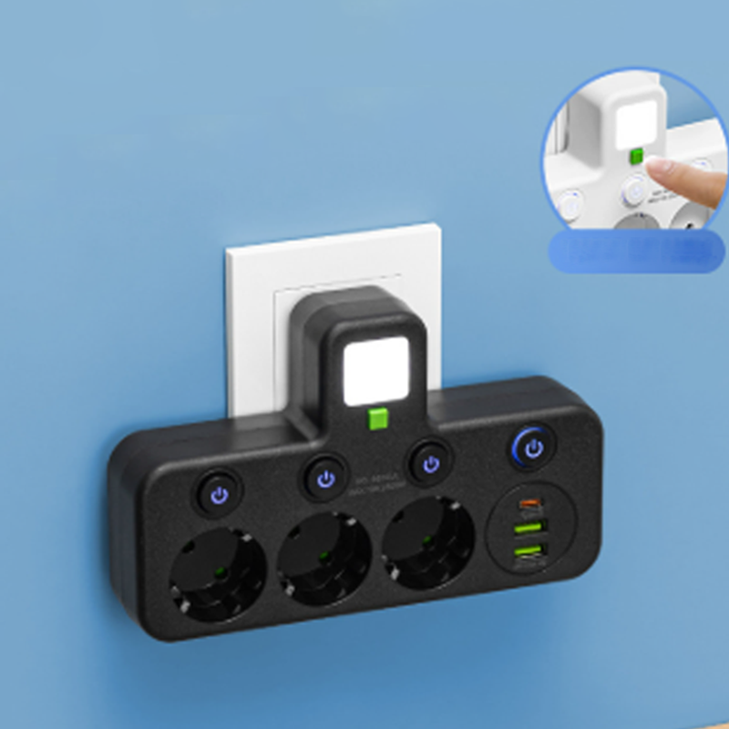 PowerNest Extension Lead with USB Ports & Switches