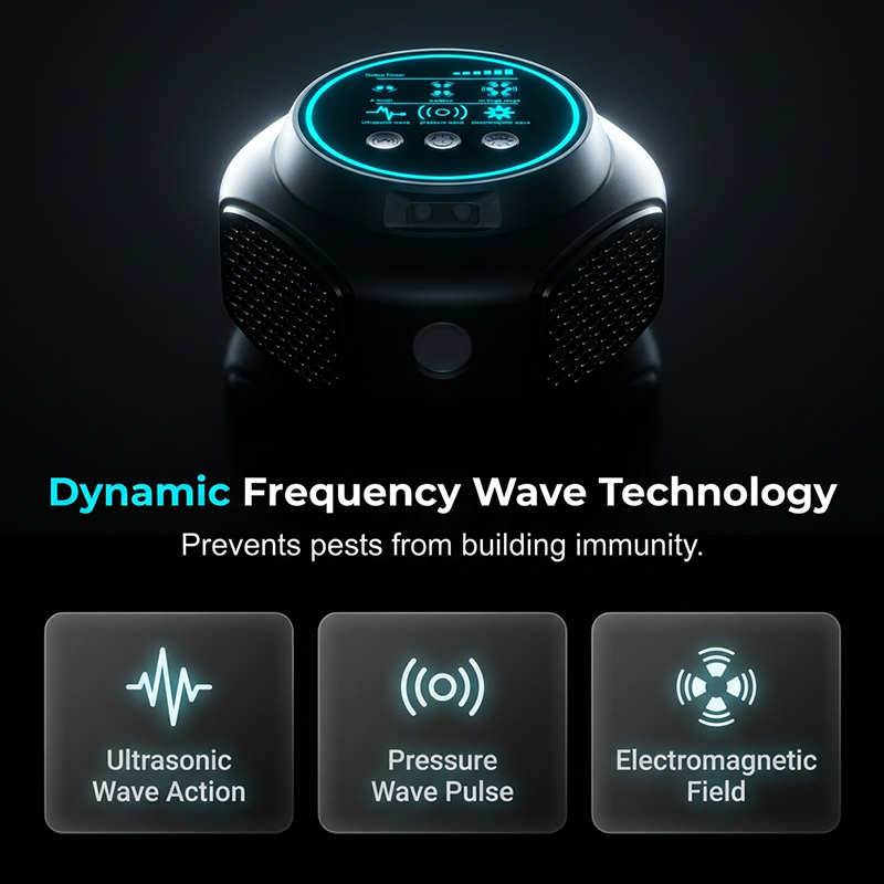 Ultrasonic Pest Repeller with Touch Display