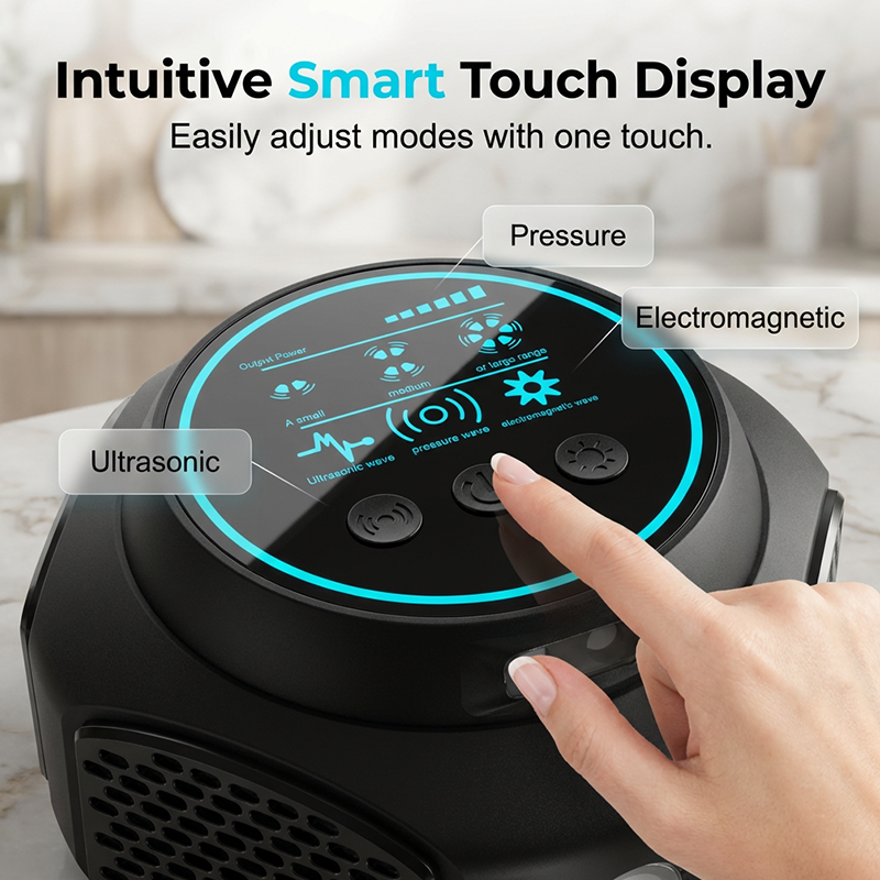 Ultrasonic Pest Repeller with Touch Display