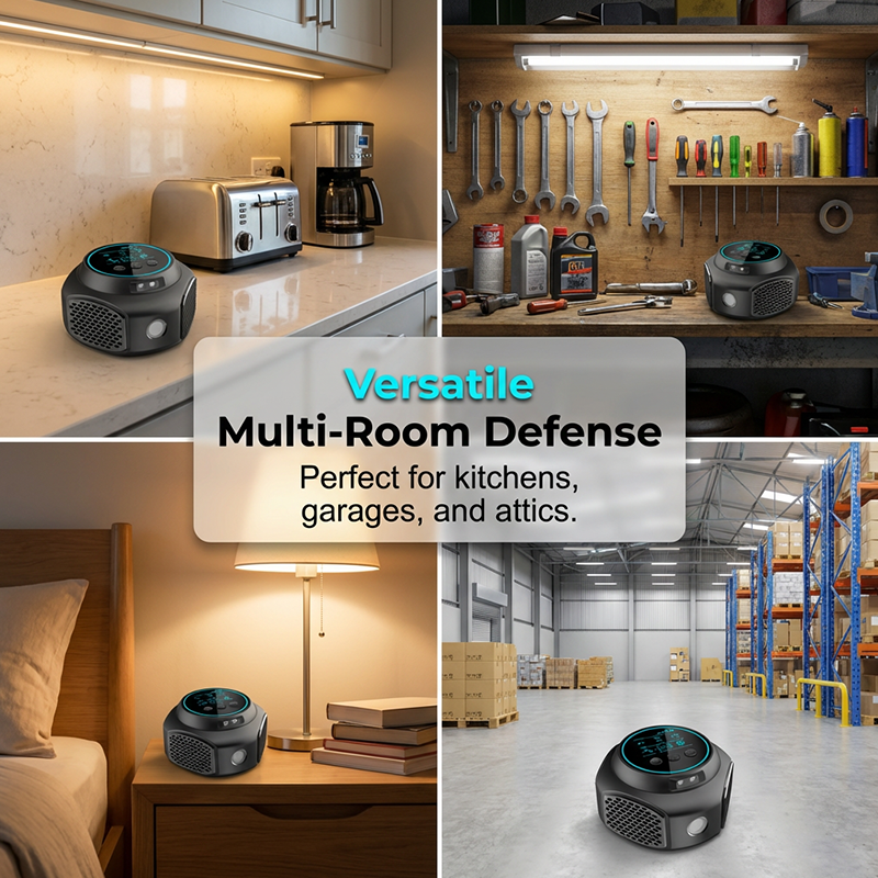 Ultrasonic Pest Repeller with Touch Display