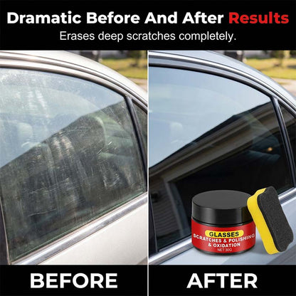 Glass Polish Scratch Remover for Windscreens