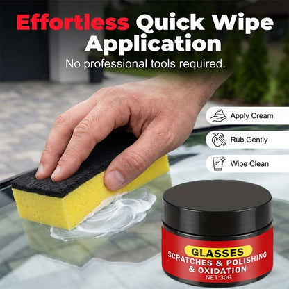 Glass Polish Scratch Remover for Windscreens