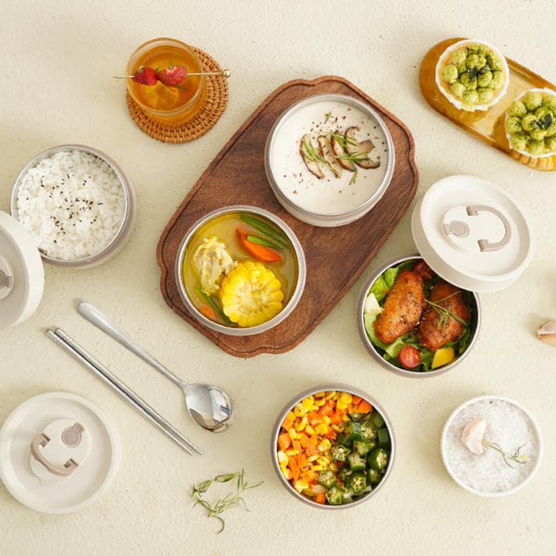 Insulated Stainless Steel Thermal Lunch Box